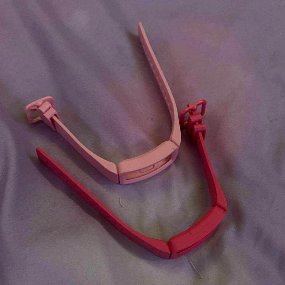 FitBit Ace 2 Pink and Red Fitness Tracker Bands
